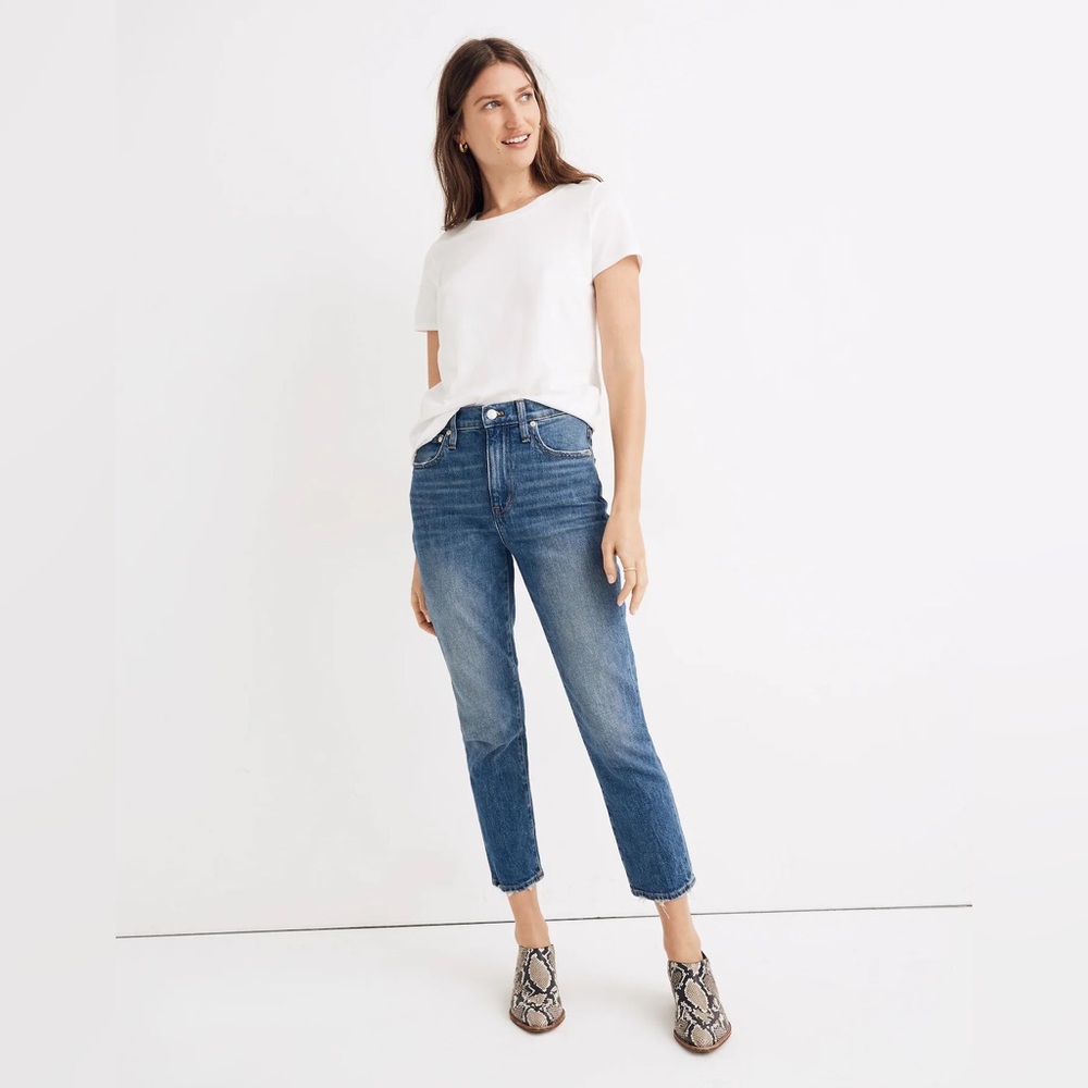 Madewell High Rise Slim Crop Boyjean